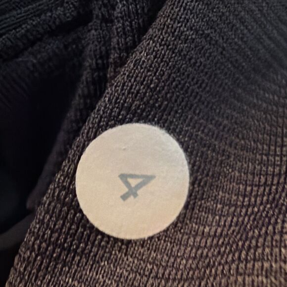 Lululemon Dance Studio Pants Full Length 4 Black/Gray Sportif Yoga Athleisure - Picture 4 of 6